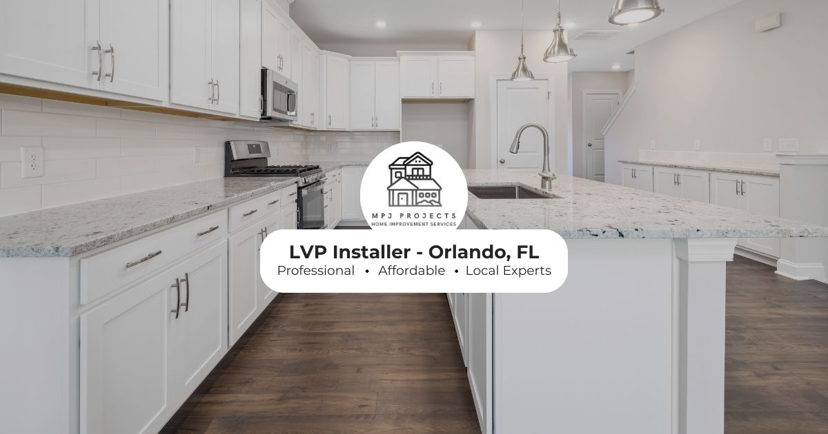 Professional LVP flooring installer in Orlando living space